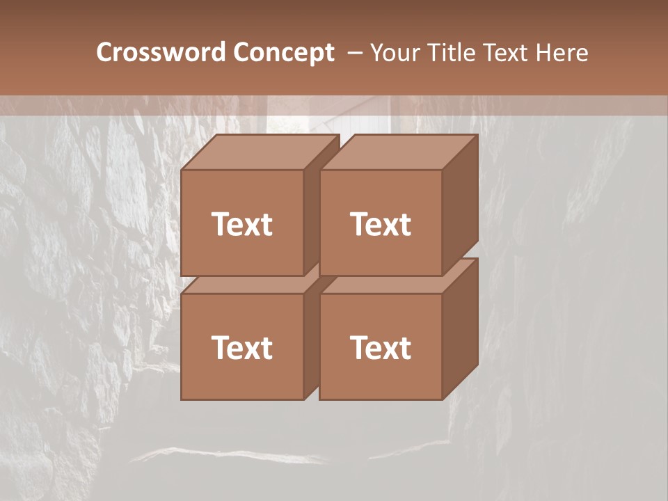 Wine Architecture Path PowerPoint Template