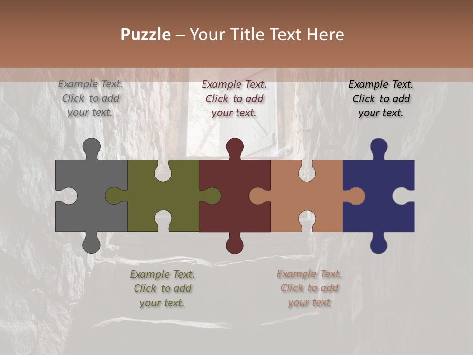 Wine Architecture Path PowerPoint Template