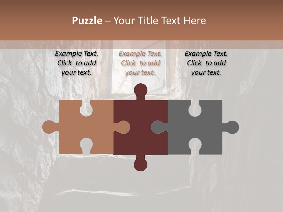 Wine Architecture Path PowerPoint Template