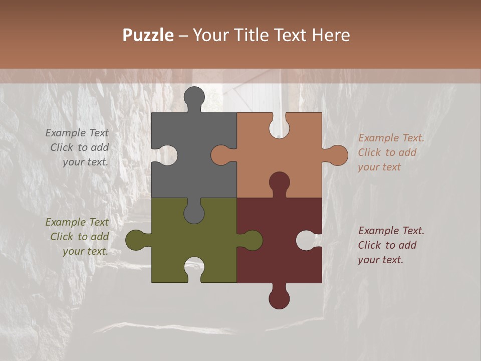 Wine Architecture Path PowerPoint Template