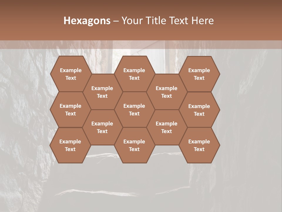 Wine Architecture Path PowerPoint Template