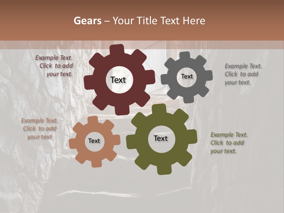 Wine Architecture Path PowerPoint Template