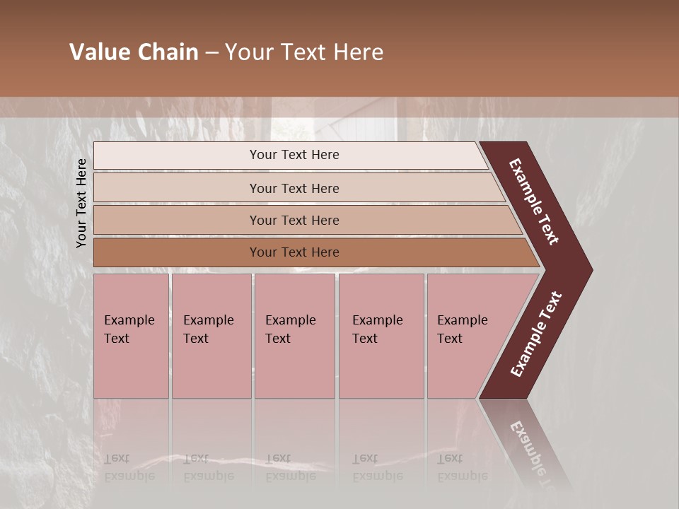 Wine Architecture Path PowerPoint Template