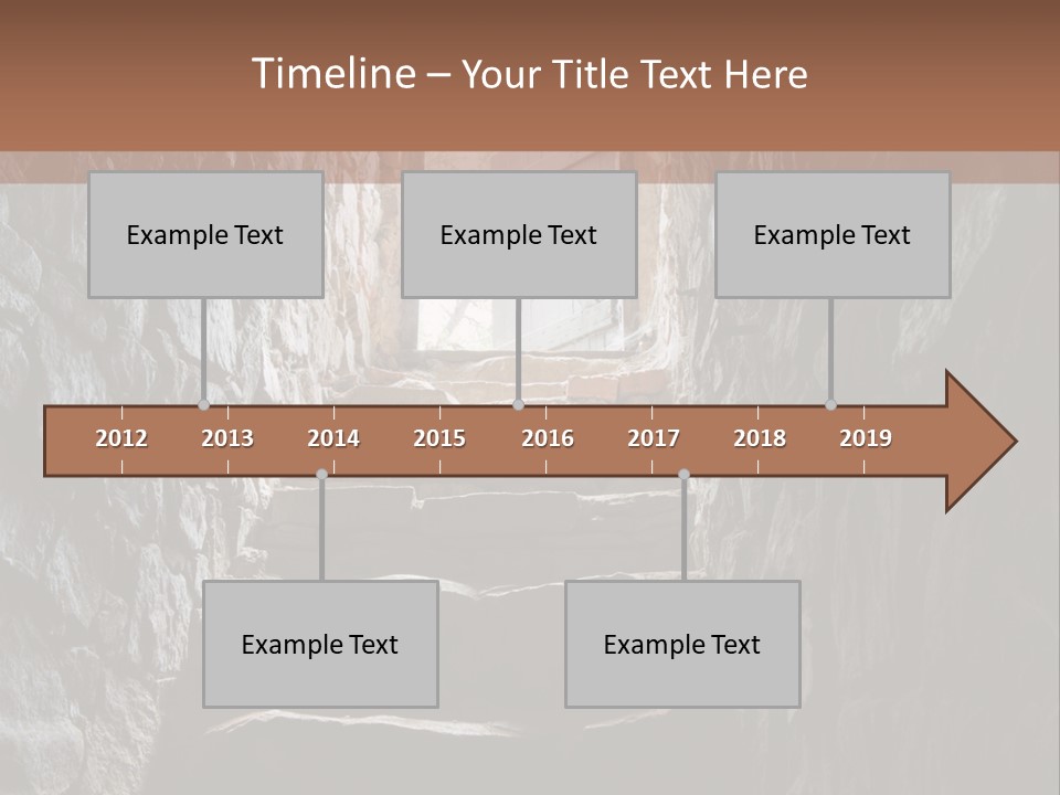 Wine Architecture Path PowerPoint Template