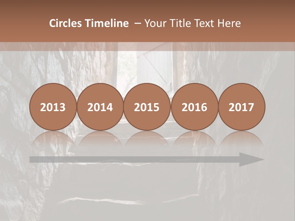 Wine Architecture Path PowerPoint Template
