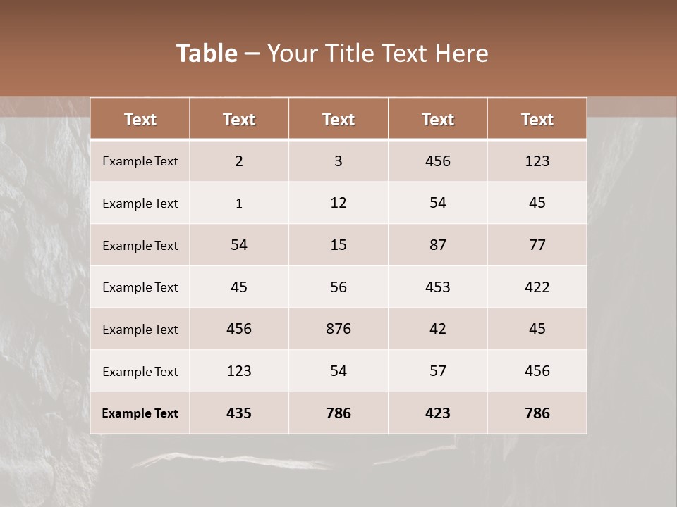 Wine Architecture Path PowerPoint Template