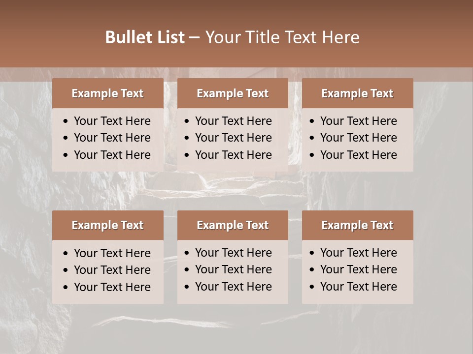 Wine Architecture Path PowerPoint Template