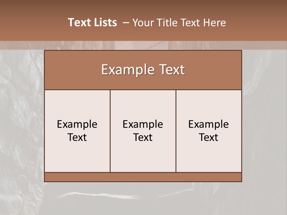Wine Architecture Path PowerPoint Template
