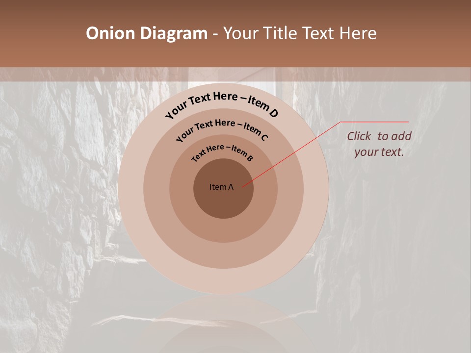 Wine Architecture Path PowerPoint Template