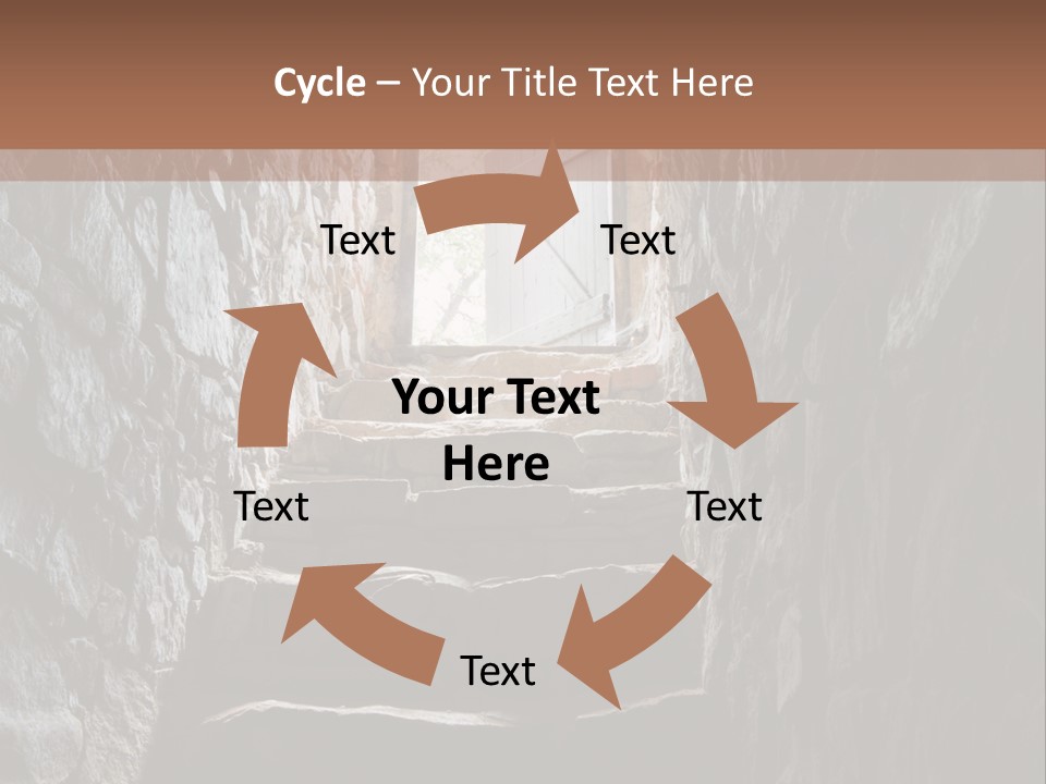 Wine Architecture Path PowerPoint Template