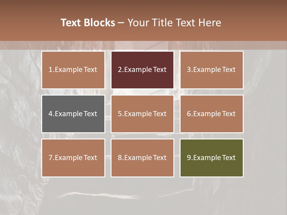 Wine Architecture Path PowerPoint Template