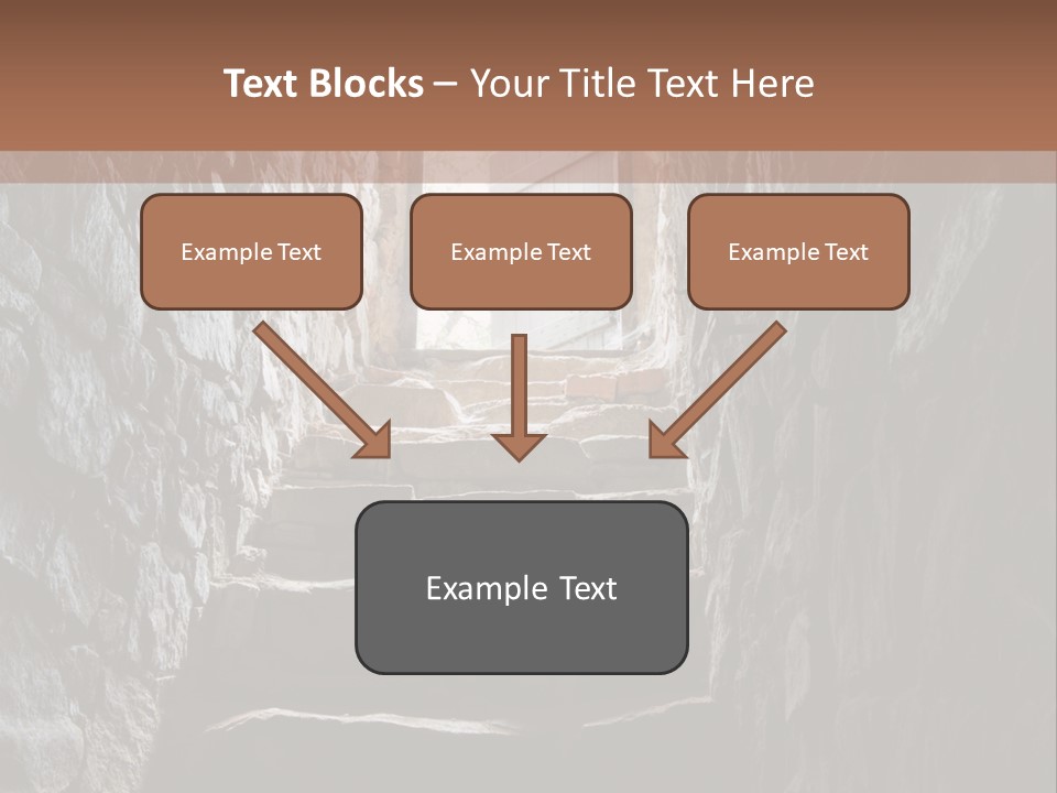 Wine Architecture Path PowerPoint Template