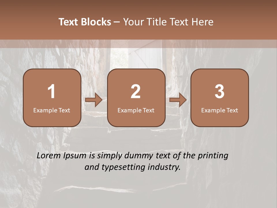Wine Architecture Path PowerPoint Template