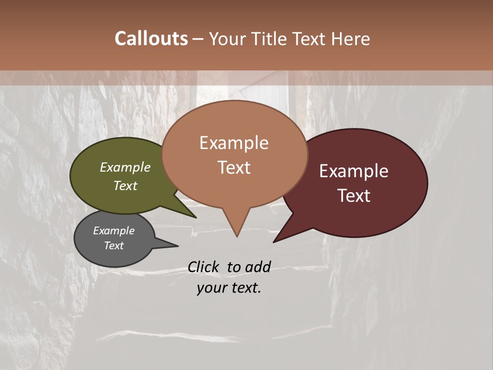 Wine Architecture Path PowerPoint Template