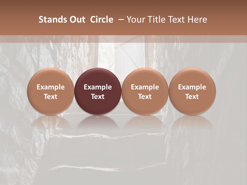 Wine Architecture Path PowerPoint Template