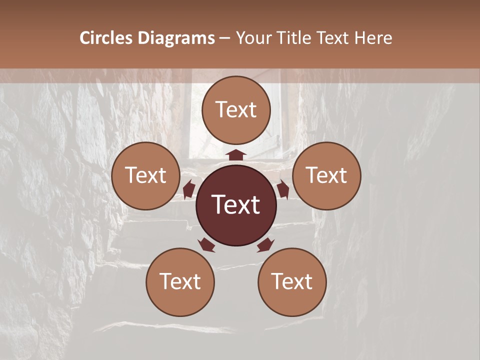 Wine Architecture Path PowerPoint Template