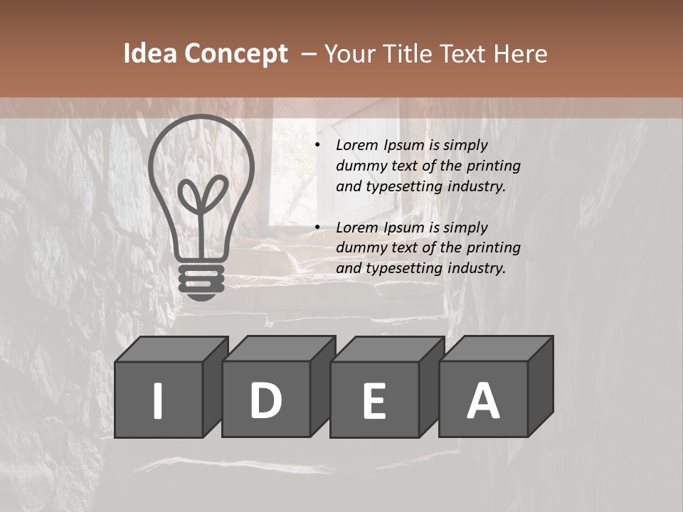 Wine Architecture Path PowerPoint Template