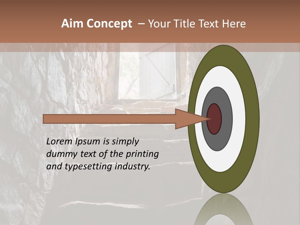 Wine Architecture Path PowerPoint Template