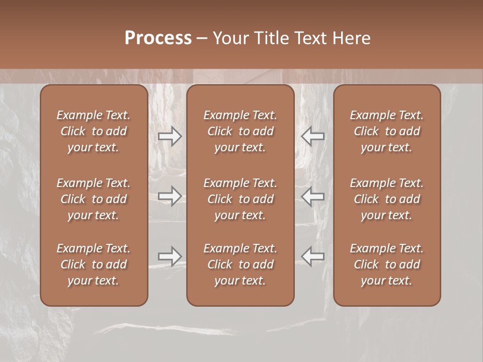Wine Architecture Path PowerPoint Template