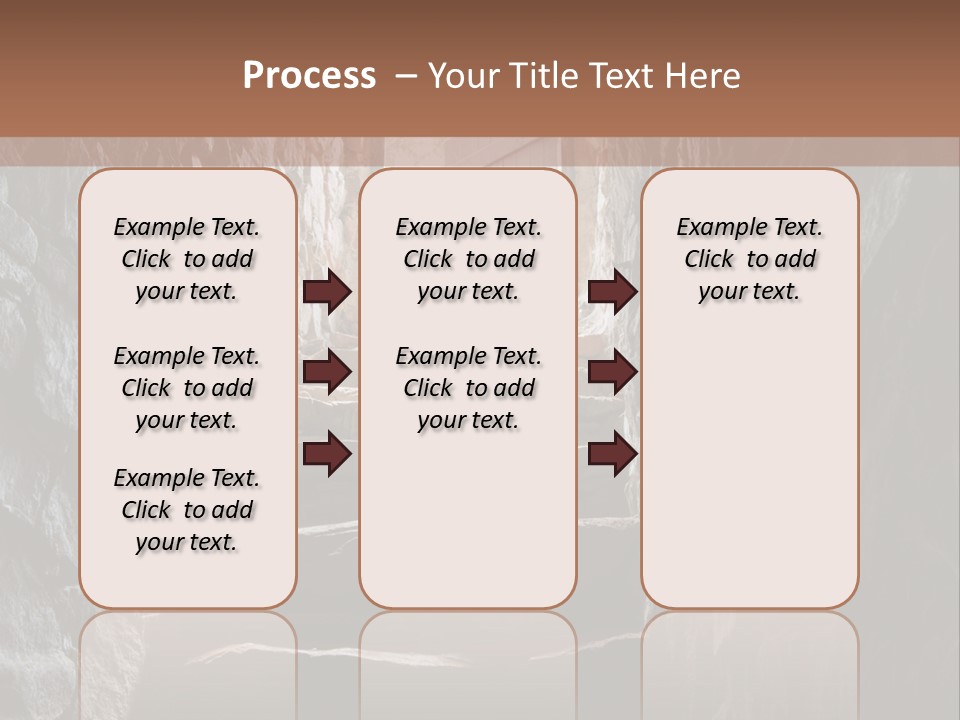 Wine Architecture Path PowerPoint Template