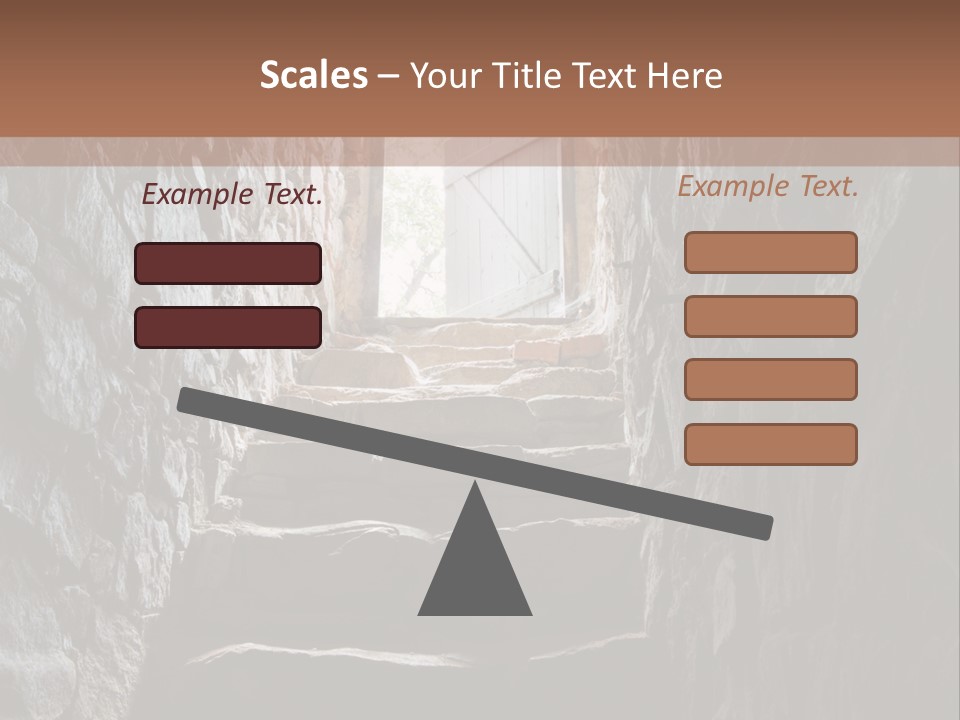 Wine Architecture Path PowerPoint Template