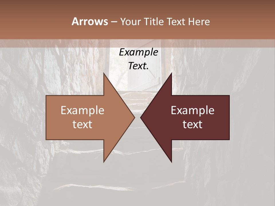 Wine Architecture Path PowerPoint Template