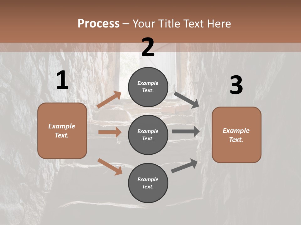 Wine Architecture Path PowerPoint Template