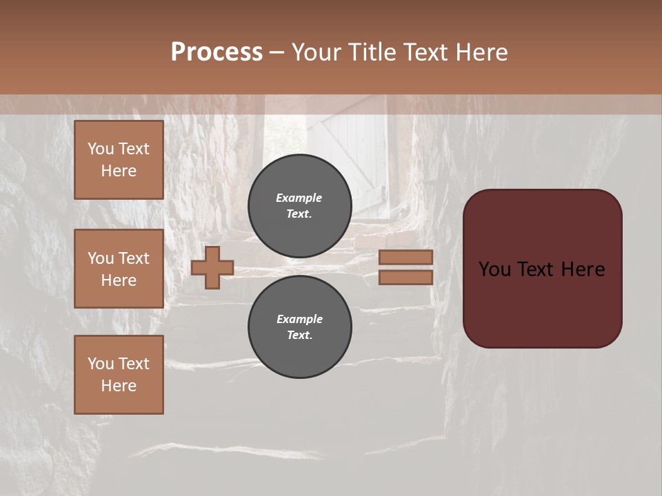 Wine Architecture Path PowerPoint Template