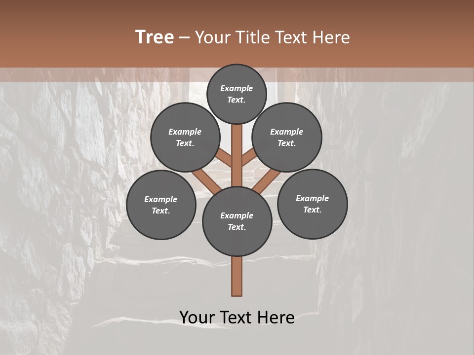 Wine Architecture Path PowerPoint Template