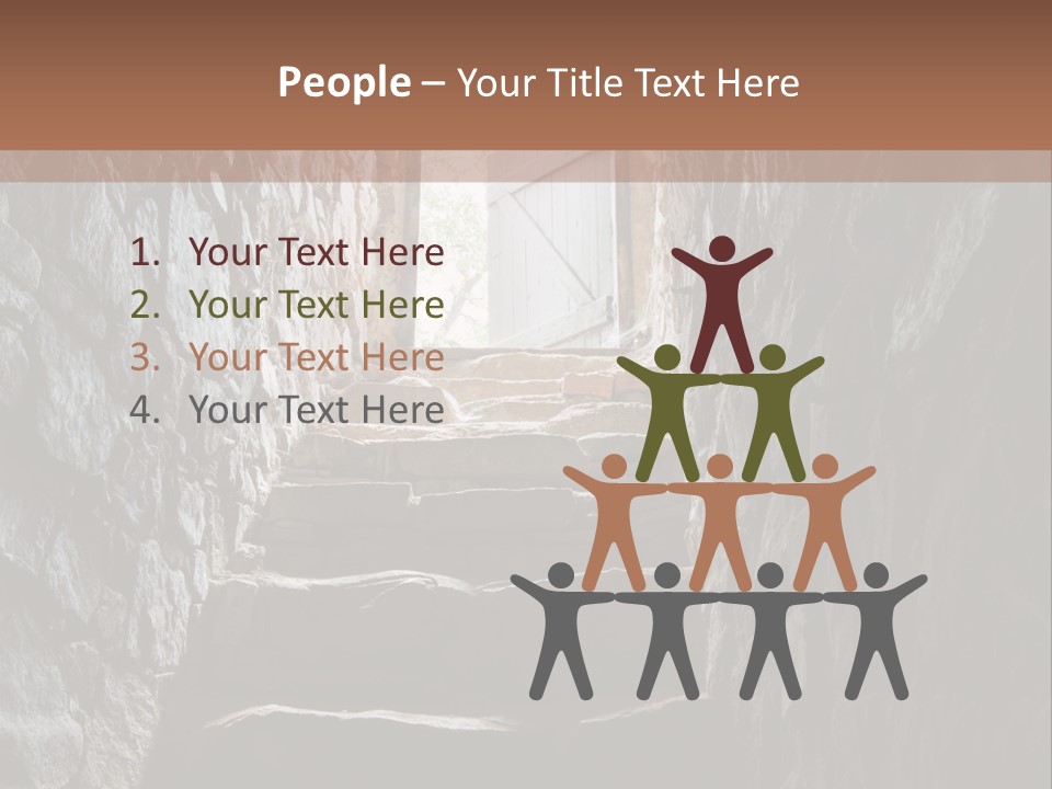 Wine Architecture Path PowerPoint Template