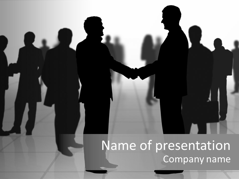 World Meeting Agreement PowerPoint Template