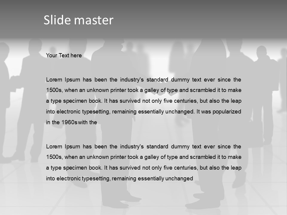 World Meeting Agreement PowerPoint Template