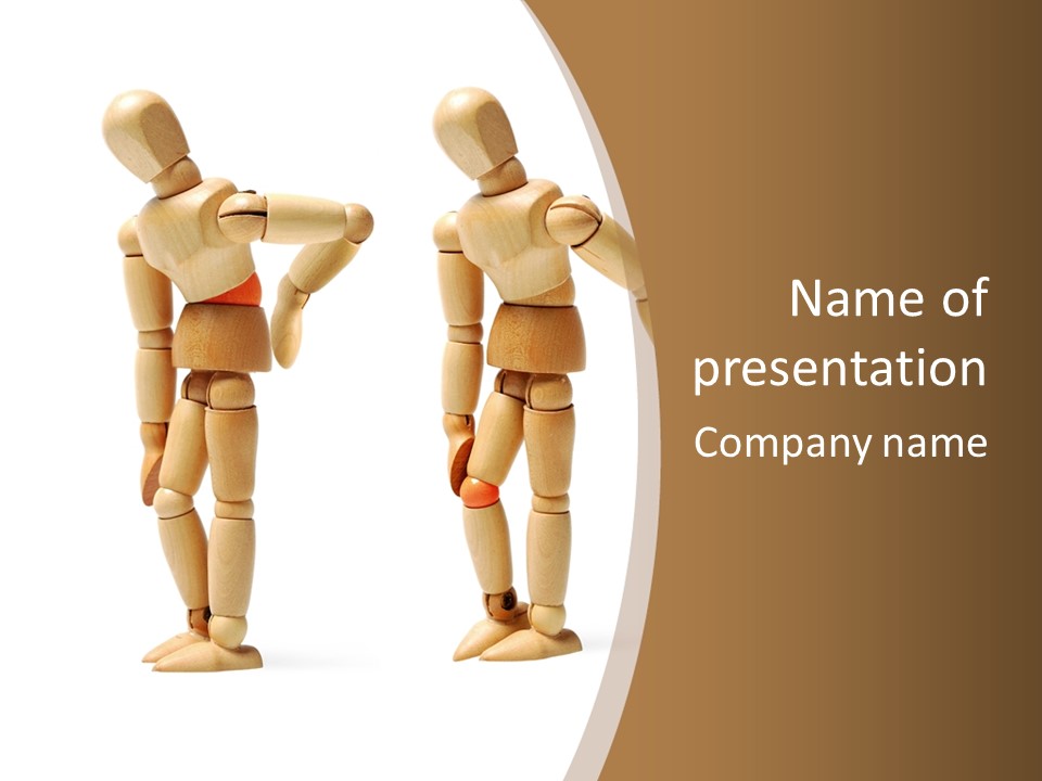 Traumatized Motionless Pose PowerPoint Template