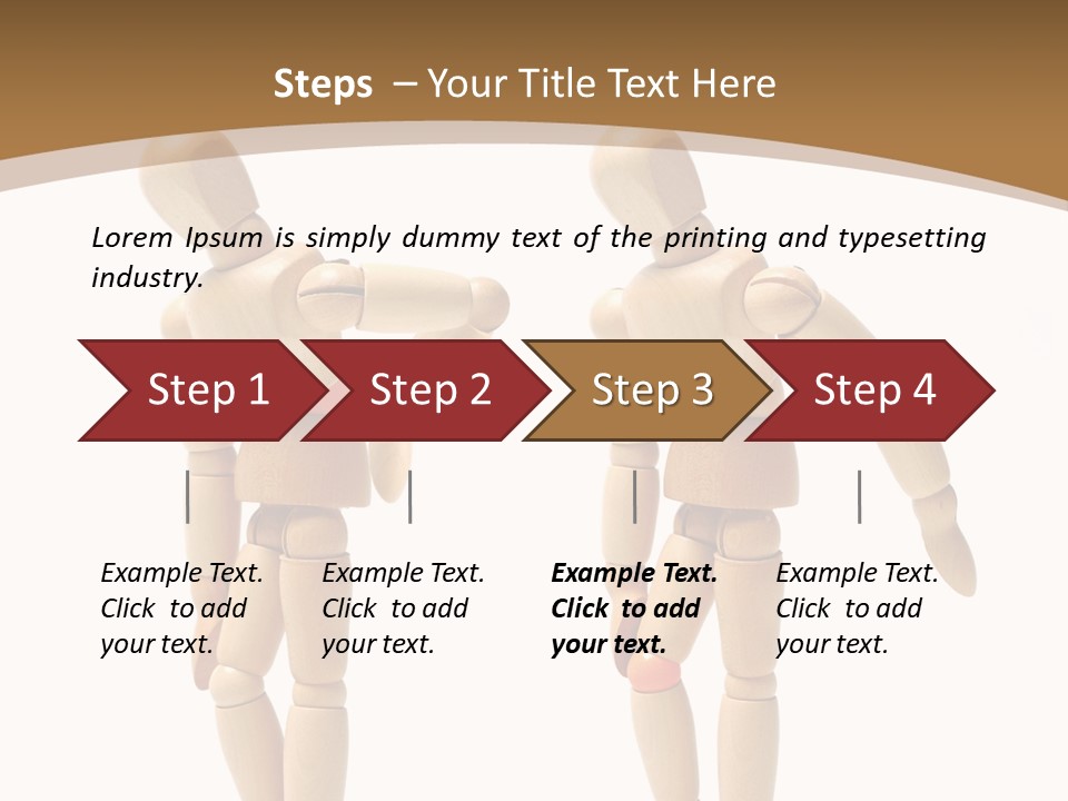 Traumatized Motionless Pose PowerPoint Template