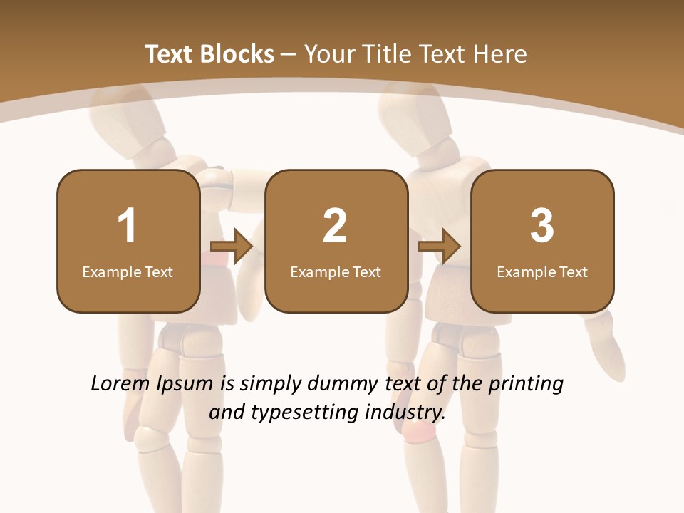 Traumatized Motionless Pose PowerPoint Template
