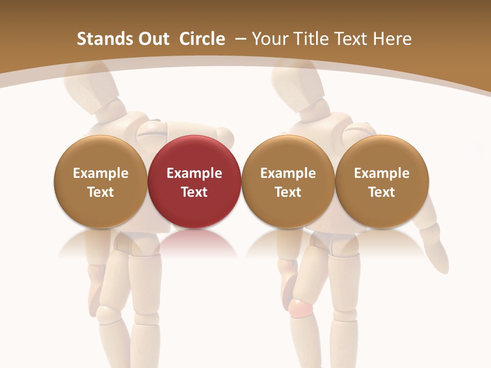 Traumatized Motionless Pose PowerPoint Template