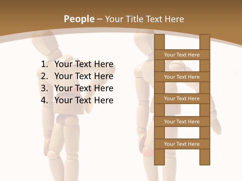 Traumatized Motionless Pose PowerPoint Template