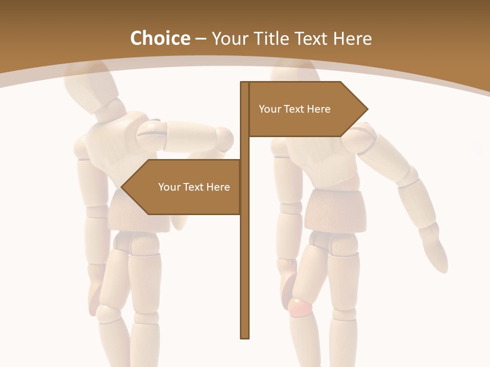 Traumatized Motionless Pose PowerPoint Template