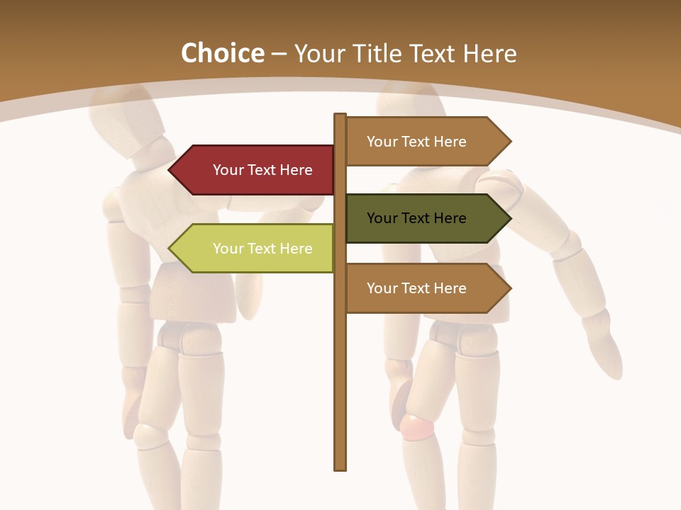 Traumatized Motionless Pose PowerPoint Template