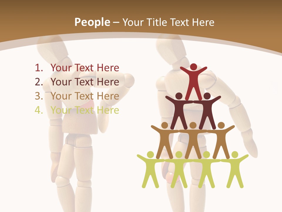 Traumatized Motionless Pose PowerPoint Template
