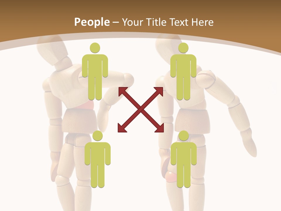 Traumatized Motionless Pose PowerPoint Template