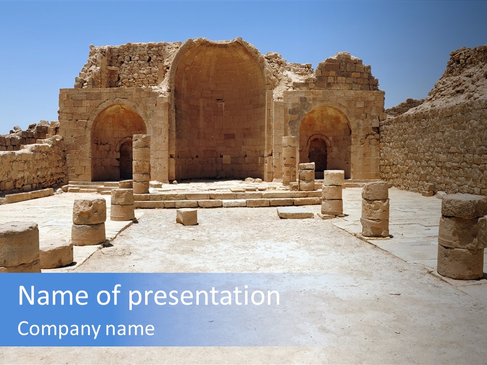 Negev Daytime Antique PowerPoint Template