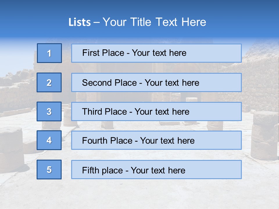 Negev Daytime Antique PowerPoint Template