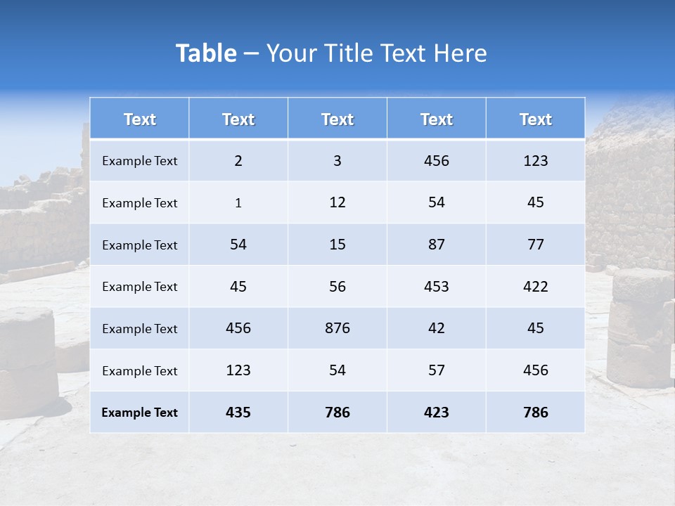 Negev Daytime Antique PowerPoint Template