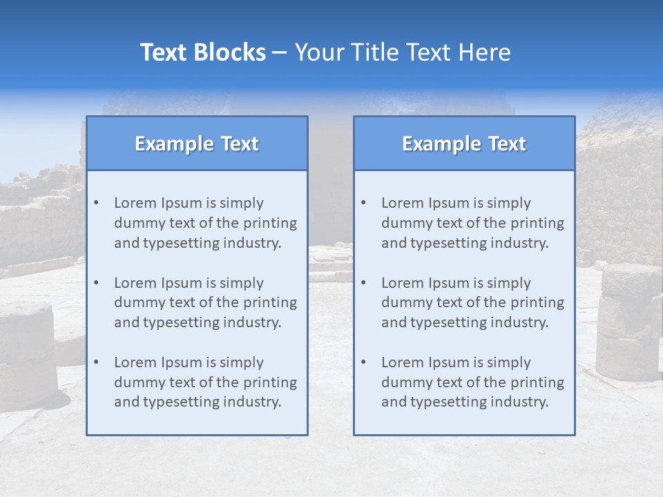 Negev Daytime Antique PowerPoint Template