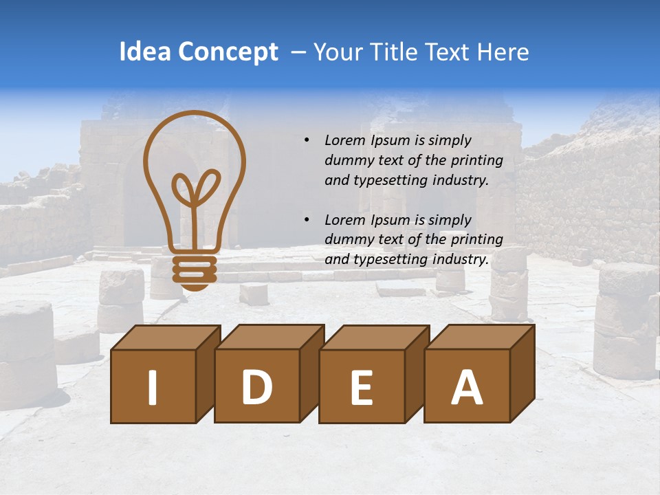 Negev Daytime Antique PowerPoint Template