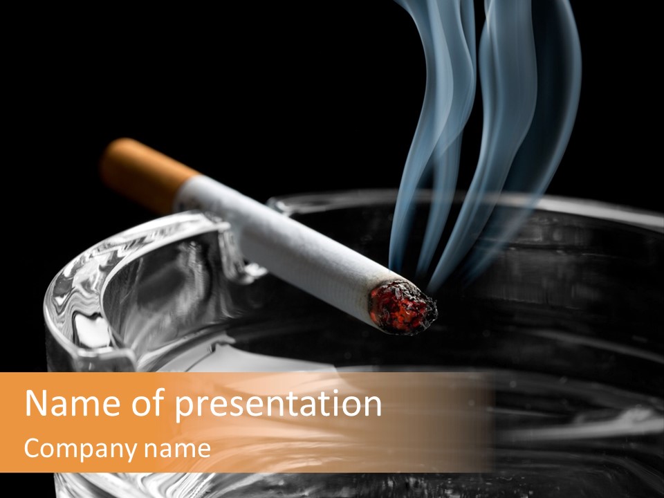 Objects Embers Burnt PowerPoint Template