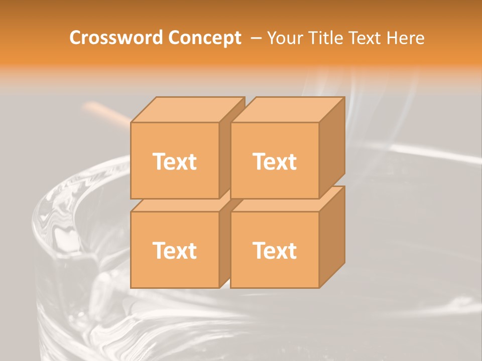 Objects Embers Burnt PowerPoint Template