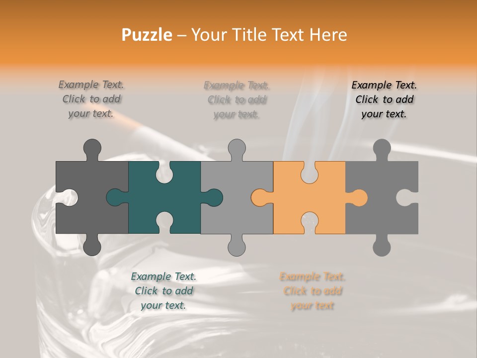 Objects Embers Burnt PowerPoint Template