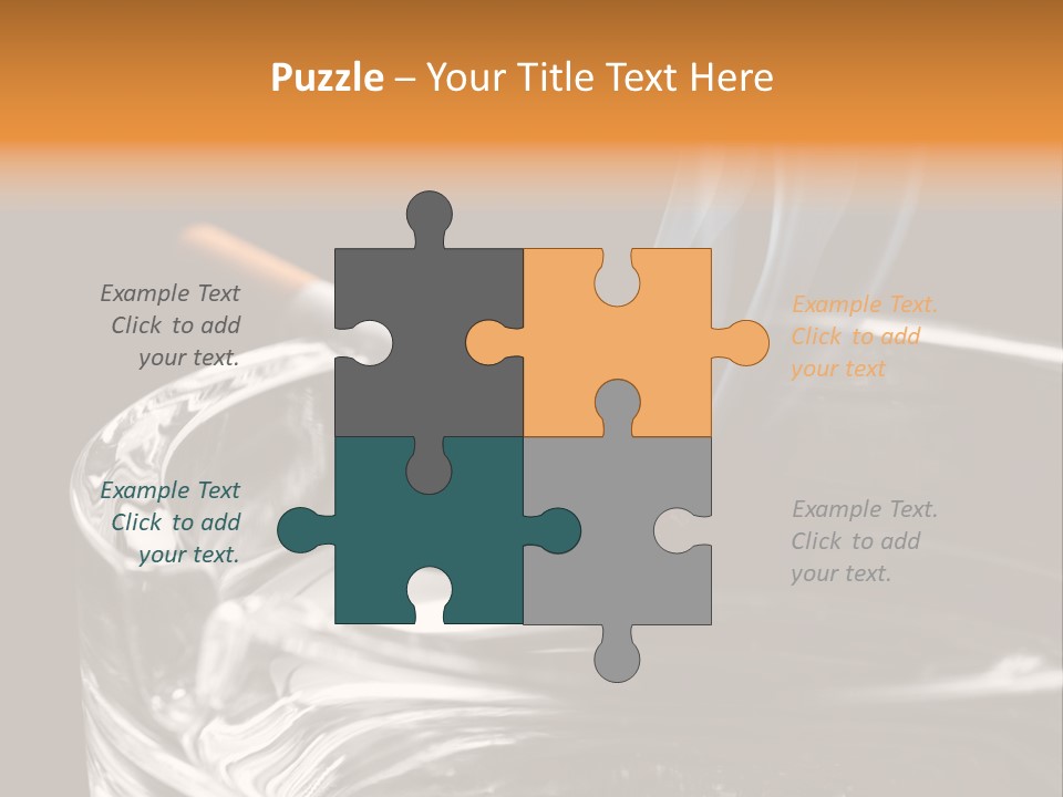 Objects Embers Burnt PowerPoint Template